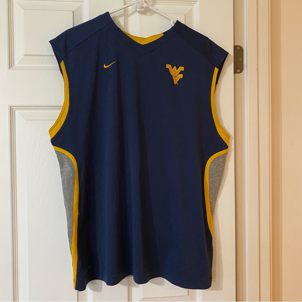 West Virginia Sleeveless Sports Shirt - Men’s XL